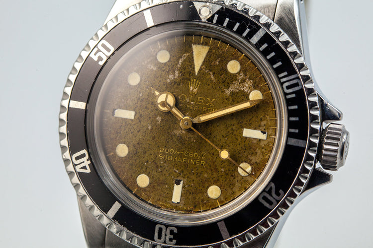 1963 Rolex Submariner 5513 with Tropical Gilt Dial