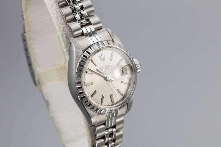 1974 Ladies DateJust 6924 Silver Sigma Dial with Service Papers