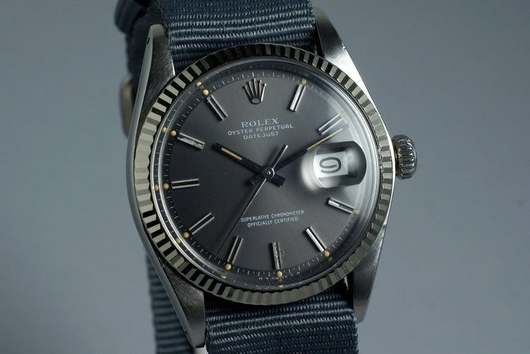 1972 Rolex DateJust 1601 Gray Sigma Dial