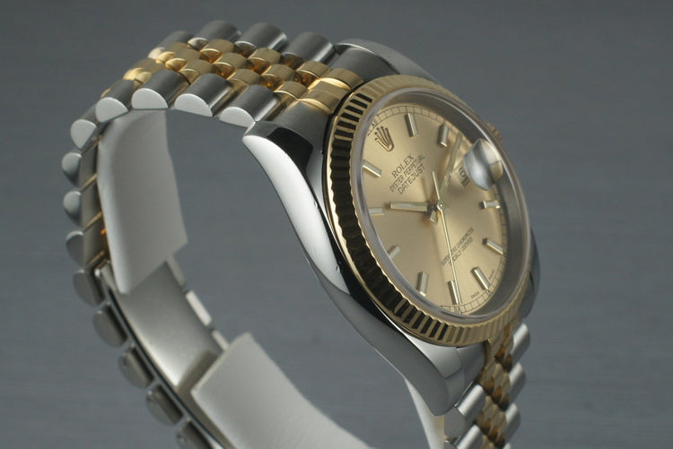 2003 Rolex Two Tone DateJust 116233 with Box and Papers