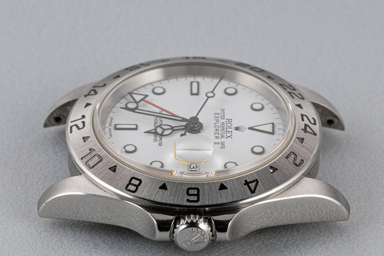 2003 Rolex Explorer II 16570 White Dial