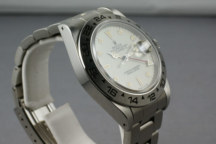 Rolex Explorer II 16550 Unpolished and Mint Cream Dial