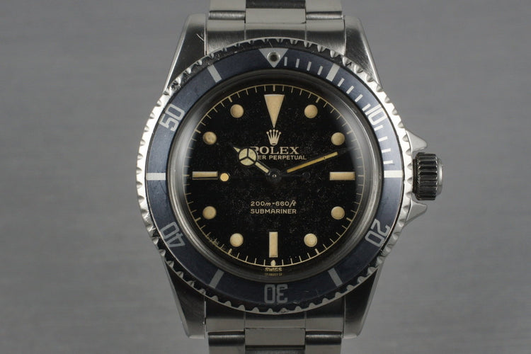 1961 Rolex Submariner 5512 PCG with Gilt Chapter Ring Exclamation Dial