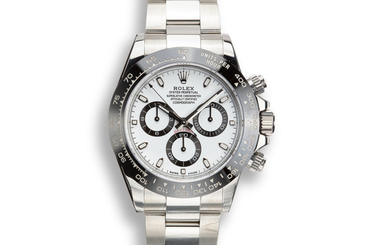 2018 Rolex Daytona 116500LN White Dial with Box and Papers