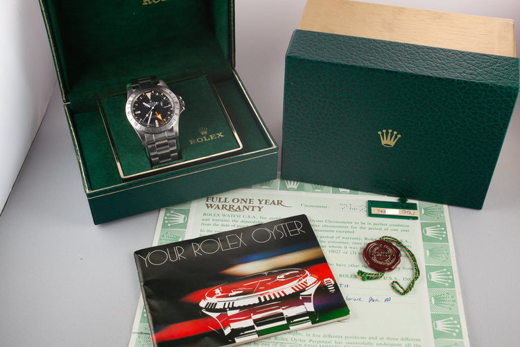 1983 Rolex Explorer II 1655 with MK V Dial with Box and Papers