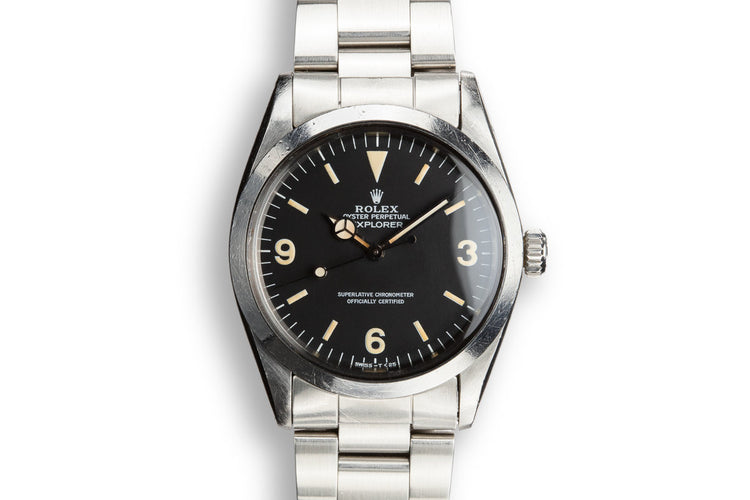 1987 Rolex Explorer 1016 Matte Dial with Box and Papers