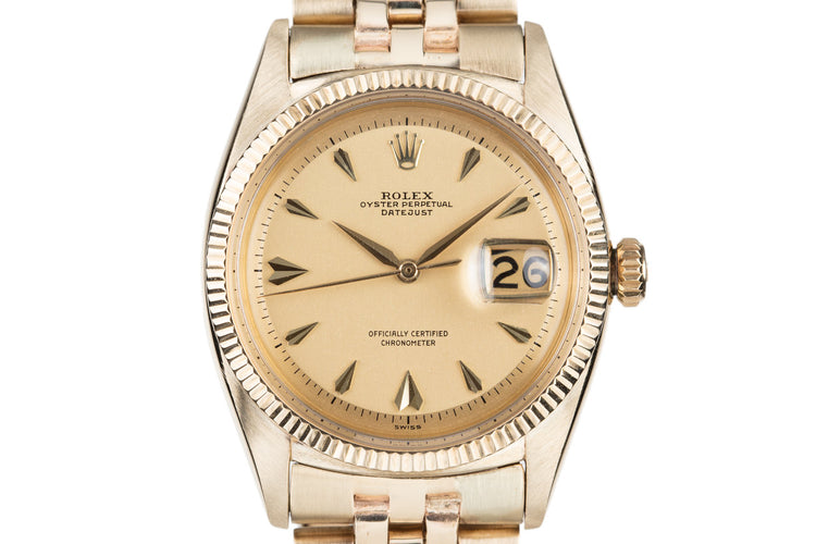 1965 Rolex 18K YG DateJust 6305