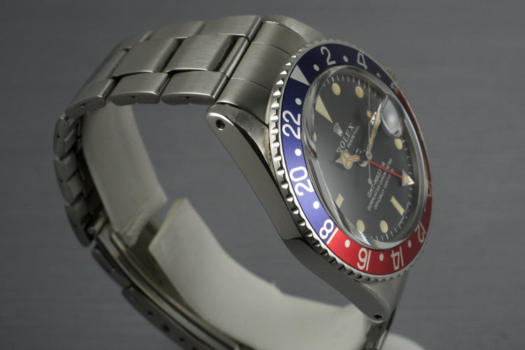 1967 Rolex GMT 1675 with Mark 1 Dial