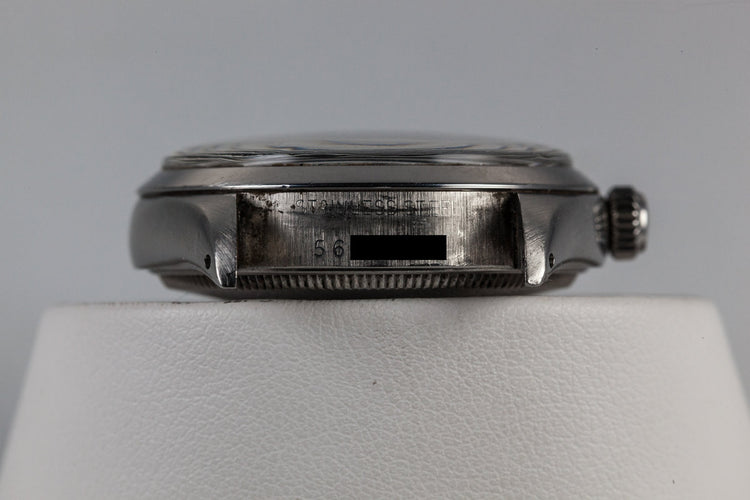 1960 Rolex Air-King 5500 with Swiss Only No Lume Black Dial