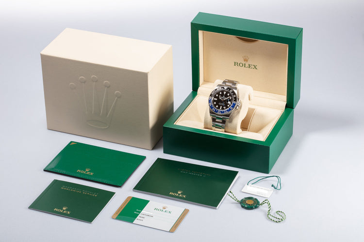 2018 Rolex GMT-Master II 116710BLNR "Batman" with Box and Card
