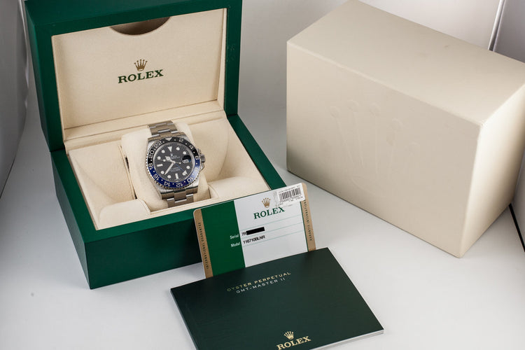 2015 Rolex GMT-Master II 116710 BLNR with Box and Papers