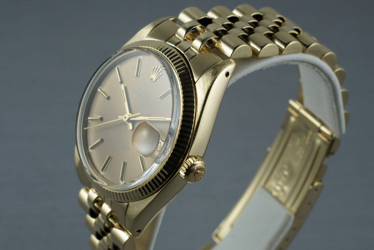 1978 Rolex 14K Date 1501 with Brown Dial