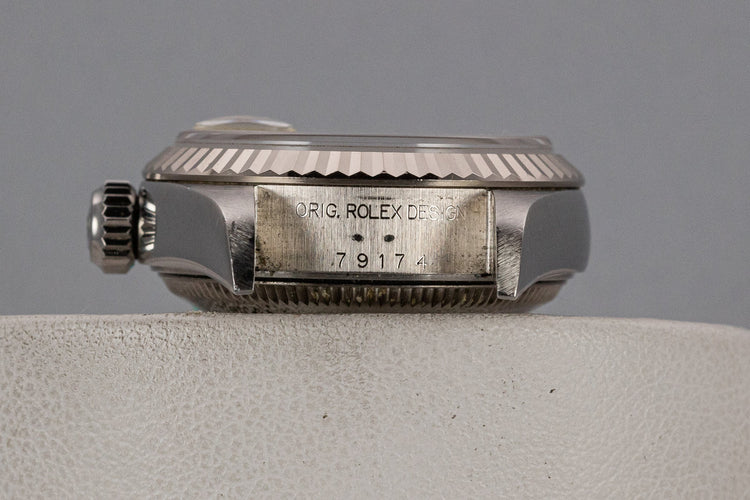 2003 Rolex Ladies DateJust 79174 White No Lume Roman Numeral Dial with Box and Papers