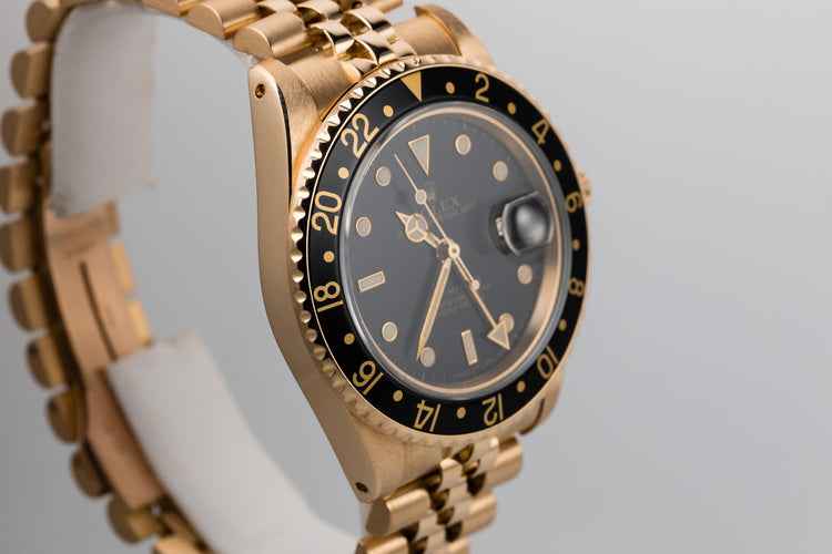 1986 18K Rolex GMT-Master 16758