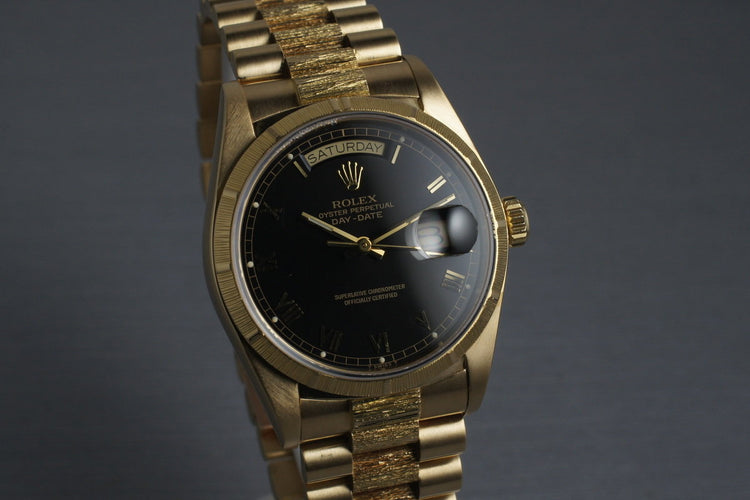 1987 Rolex Bark Day Date 18078