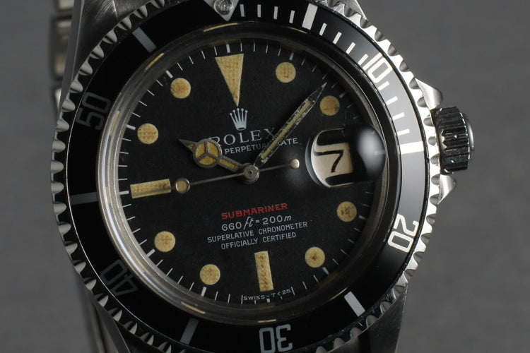 1972 Rolex Red Submariner 1680 Mark 4