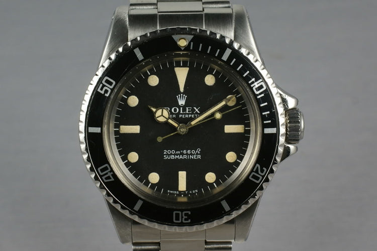 Rolex Submariner Ref: 5513 meters first