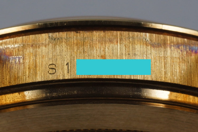 1994 Rolex YG Zenith Daytona 16528 Factory Champagne Diamond Dial