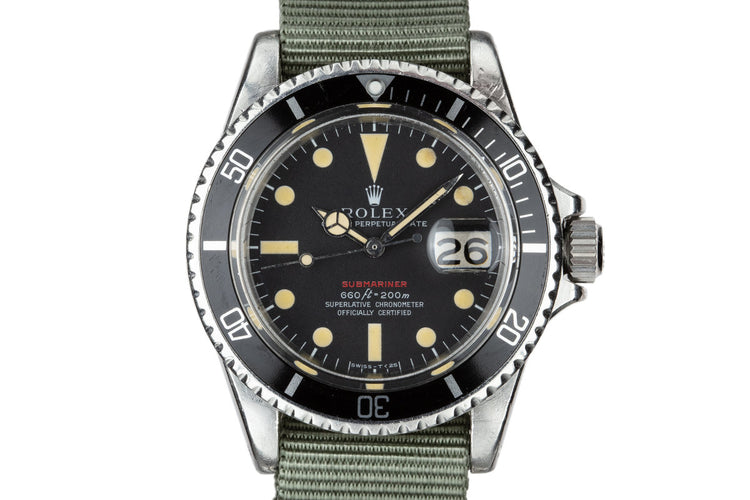 1971 Rolex Red Submariner 1680 with MK IV Dial