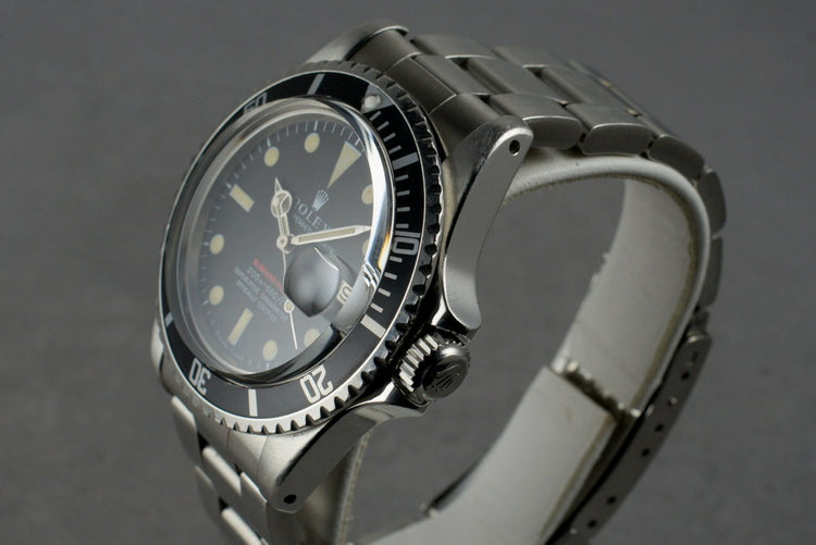 1969 Rolex Red Submariner 1680 Meters First Mark 2