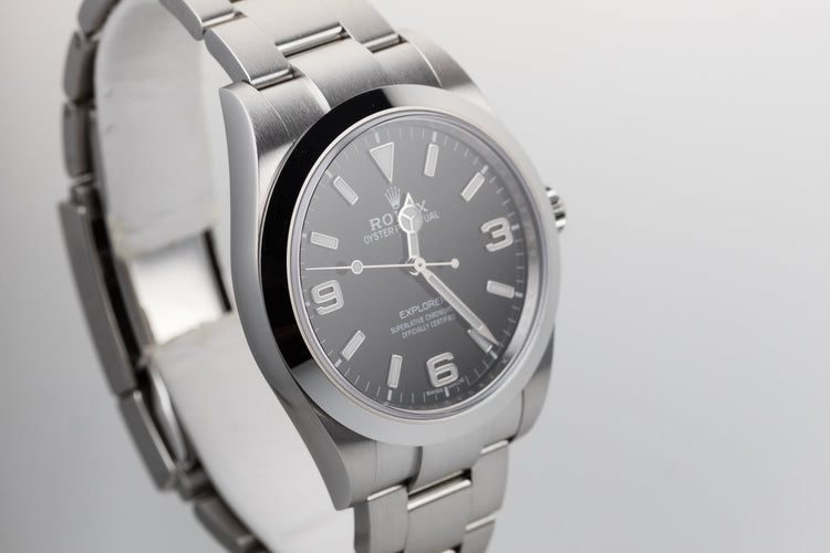 2016 Rolex 39mm Explorer 214270 with Box and Papers