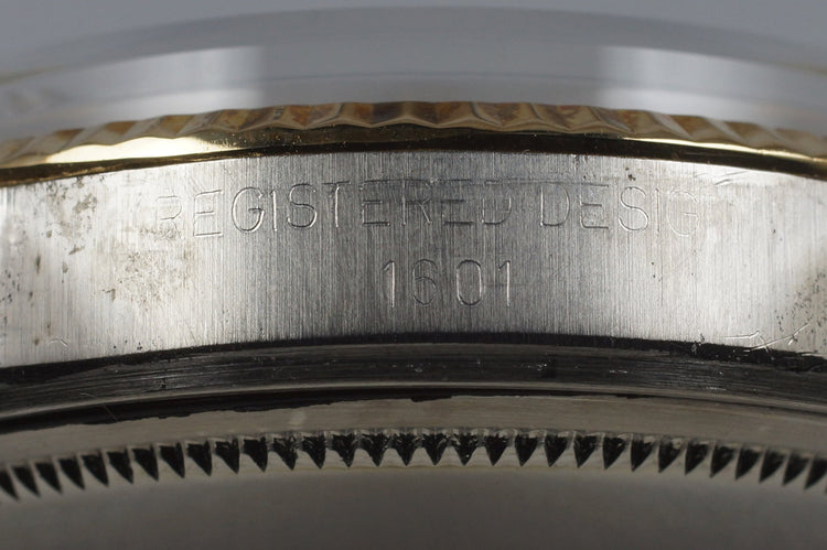 1968 Rolex Two Tone DateJust 1601 Non-Luminous Champagne Dial