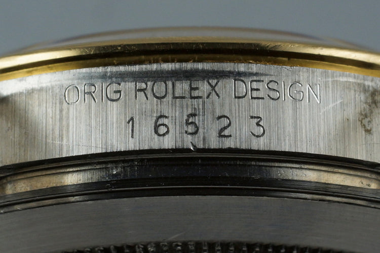1989 Rolex Two Tone Zenith Daytona 16523 with RSC Papers