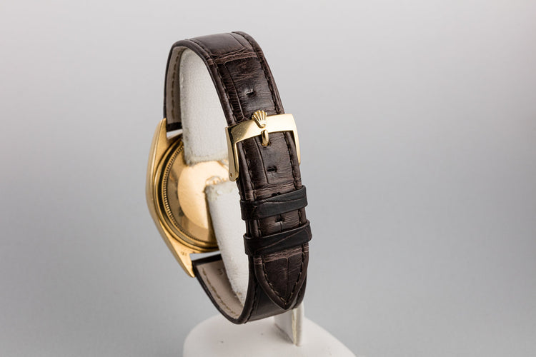 1972 Rolex 18K YG Day-Date 1803 Champagne Dial