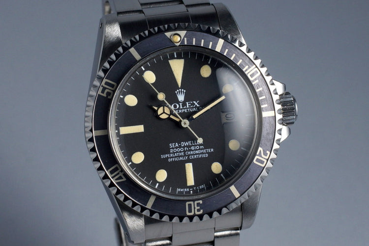 1978 Rolex Sea Dweller 1665 Mark I Dial