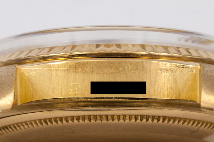 1969 Rolex YG Day-Date 1803 Wideboy Champagne Dial with Spanish Date Wheel