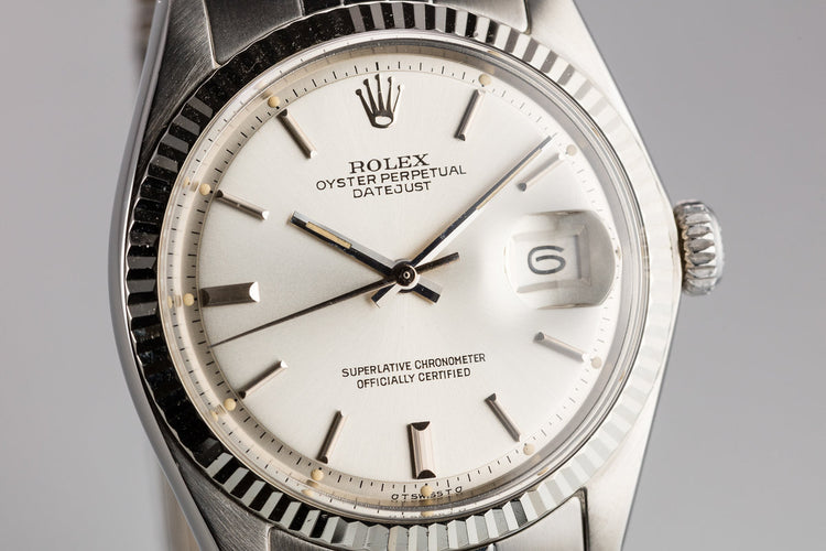 1973 Rolex DateJust 1601 Silver Sigma Dial