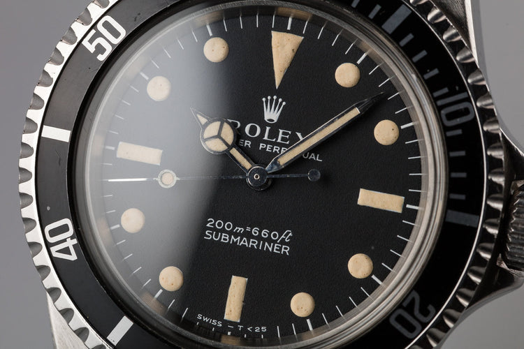 1966 Rolex Submariner 5513 with Meters First Dial