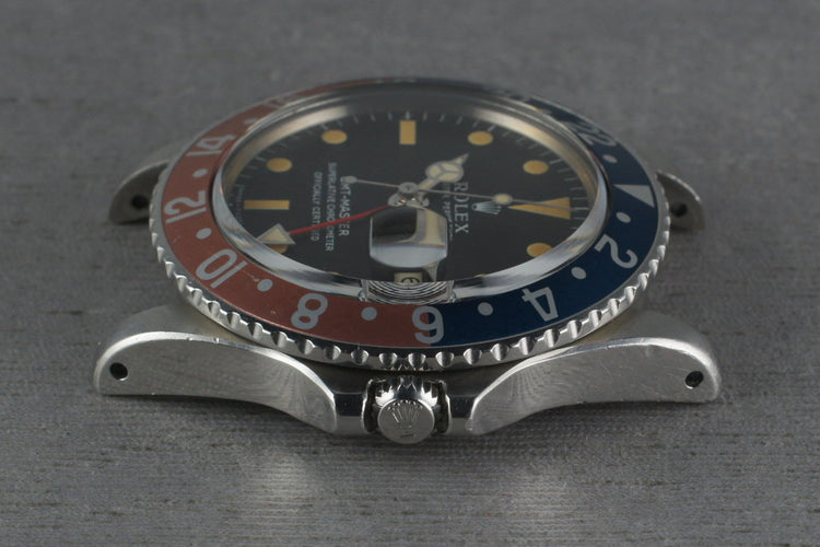 1970 Rolex GMT Ref: 1675 with Mark 1 dial and unpolished case