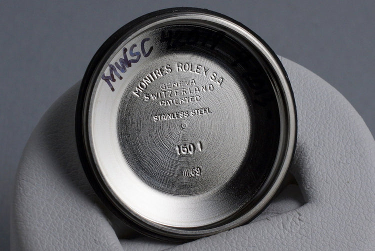 1969 Rolex DateJust 1601 Matte Black Sigma Dial