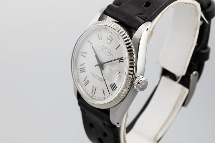 1978 Rolex DateJust 16014 with White Large Roman Dial