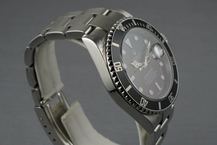 2004 Rolex Submariner 16610 with Box and Papers