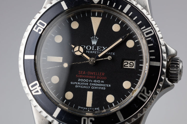 1972 Rolex Double Red Sea-Dweller 1665 with MK III Dial