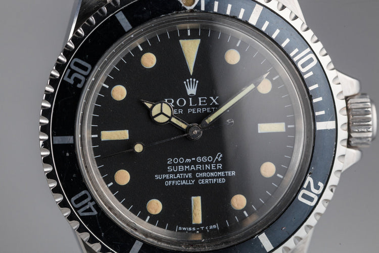 1967 Rolex Submariner 5512 with Meters First Dial