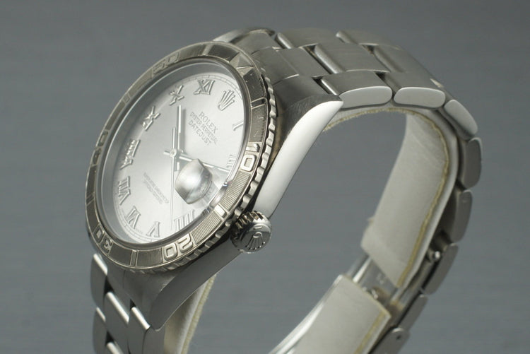 2003 Rolex DateJust 16264 Thunderbird with Box and Papers