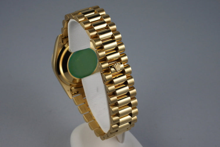 1991 Rolex YG Day-Date 18238 Champagne Dial with Box and Papers