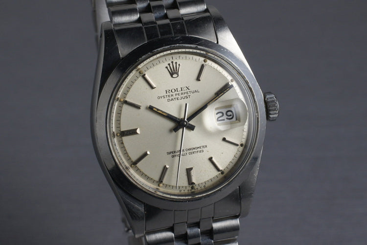 1979 Rolex DateJust 1600 Silver Sigma Dial