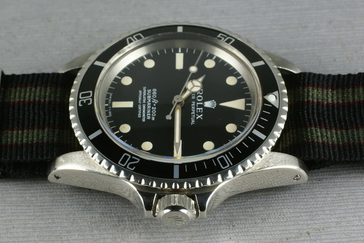 Rolex Submariner 5512 with Box, Papers, tags, etc.