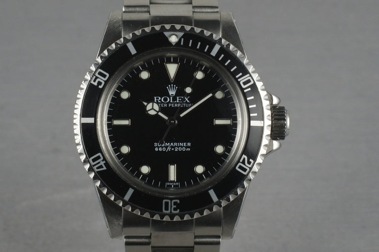 Rolex Submariner 5513 with WG surrounds