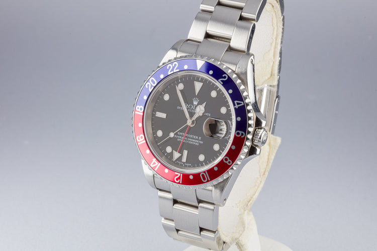 2000 Rolex GMT-Master II 16710 "Pepsi" Bezel