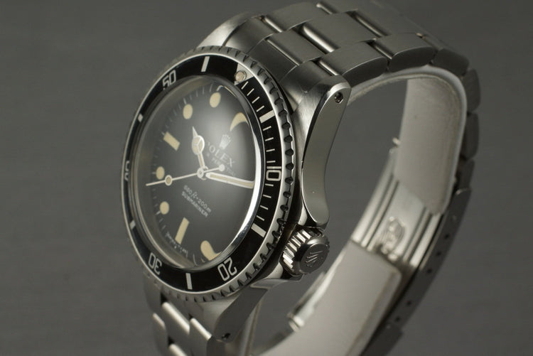 1966 Rolex Submariner 5513 Serif Dial with Service Papers