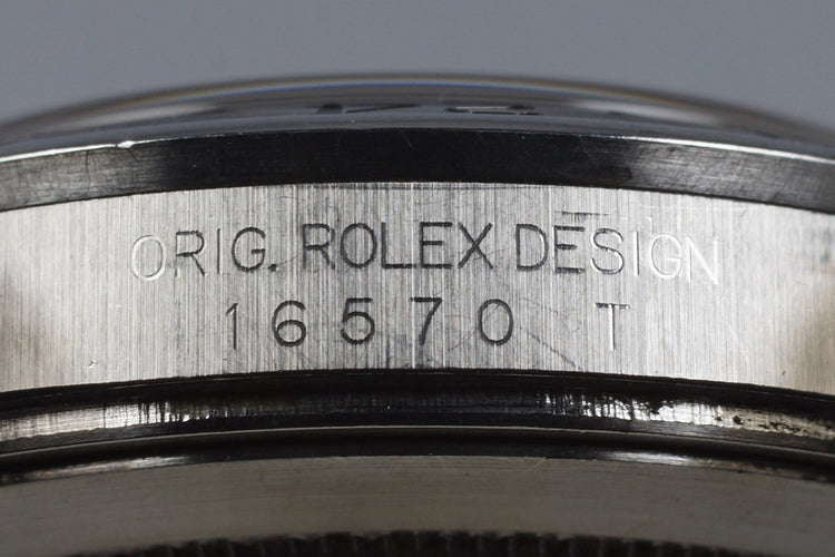 2002 Rolex Explorer II 16570 Black Dial