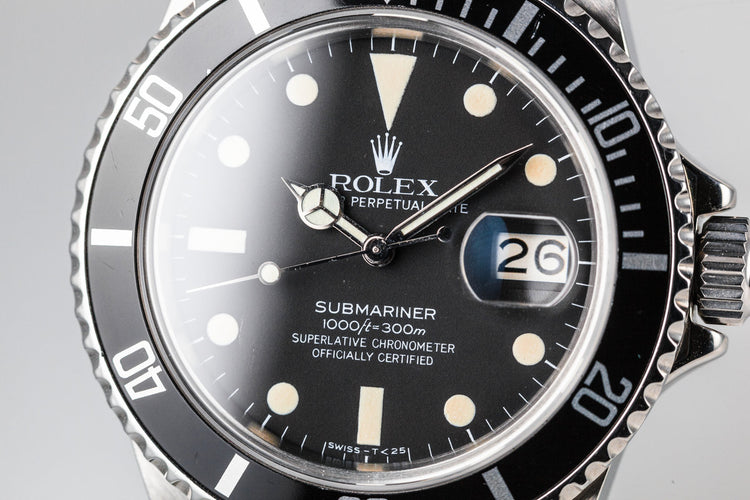 1983 Rolex Submariner 16800