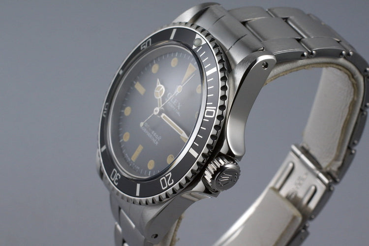 1967 Rolex Submariner 5513 Meters First Dial with RSC Papers
