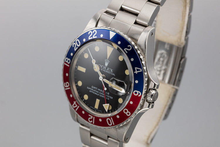 1982 Rolex GMT-Master 16750 "Pepsi" with Box and Papers