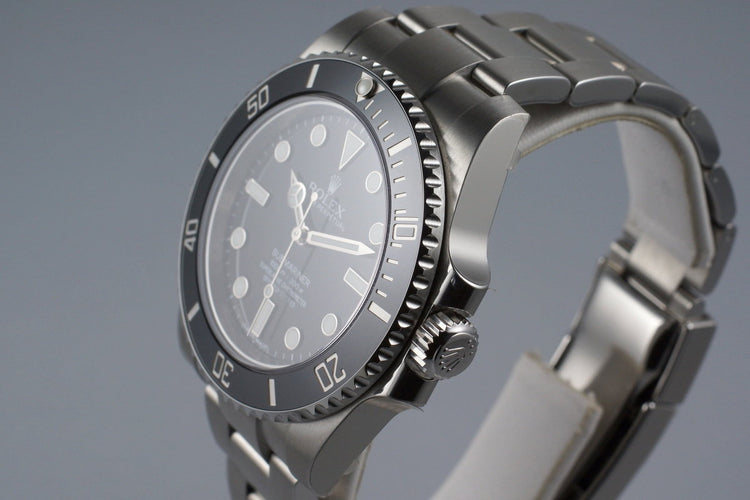 2013 Rolex Submariner 114060 with Box and Papers MINT